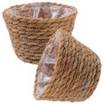 thumbnail image 4 of UPOUART Handmade Woven Plant Basket Set of 2 - Indoor Plant Holders for Living Room, Bedroom, Home Decor and Stylish Storage, 4 of 8