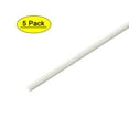 thumbnail image 1 of Unique Bargains FRP Fiberglass Round Rod, 2.5mm Dia 50cm Length White Engineering Round Bar Rod 5 pcs, 1 of 2