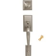 thumbnail image 2 of Willow Park Handleset, SC Keyway, No Interior Pack Included, Satin Nickel by Stone Harbor Hardware, 2 of 2