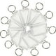 thumbnail image 2 of KAKOWELY 40 llaveros multifunción decorativos de acrílico en blanco, llaveros transparentes, 2 of 5