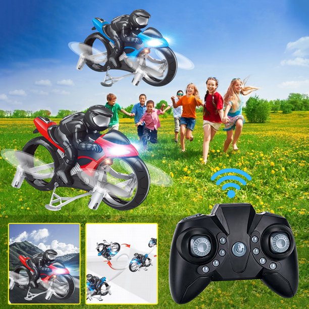 Fiudx Ofertas Flash Del Día Solo En Línea Nuevo Tipo De Avión Teledirigido Que Vuela En Motocicleta, Juguete De Uso Terrestre