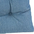 thumbnail image 4 of Klear Vu Gripper Overstuffed Universal Non-Slip Dining Chair Cushions for Kitchen Decor or Office Use, U-Shaped Skid-Proof Seat Pad, 15x15 Inches, 4 Count, Slub Wedge Blue, 4 of 5