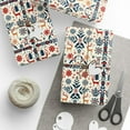 thumbnail image 3 of Scandi Christmas Wrapping Paper Roll Scandinavian Christmas Swedish Christmas Wrapping Paper, 58x23in Christmas Gift Wrapping Roll Simple Deer, 3 of 5