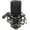 Black, variant on MXL 770 Condenser Microphone for Podcasting, Singing, Home Studio Recording, Gaming & Streaming XLR Large Diaphragm Cardiod Gray