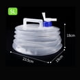 thumbnail image 3 of 2 Pack Folding Water Storage Tank 169/338/507oz with Spigot for Camping Travel, Collapsible Portable Water Container for Car Outdoor Hiking, 3 of 4