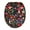 Mushroom Flower, variant on ZUXONGSY Marble Print Flannel Toilet Cover Round Toilet Lid Covers with Elastic Band Soft Skin Friendly Toilet Protective Cover Stain-Resistant Bathroom Decor Fit Size 17.3 x 13 Inches