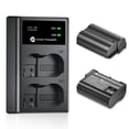 thumbnail image 1 of Batería y cargador FirstPower EN-EL15/15a/15b/15c, paquete de 2 unidades Nikon, 1 of 6