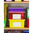 thumbnail image 6 of Storex Plastic Letter Tray, Storage for Documents and Office Supplies, Red, 5-Pack, 6 of 7