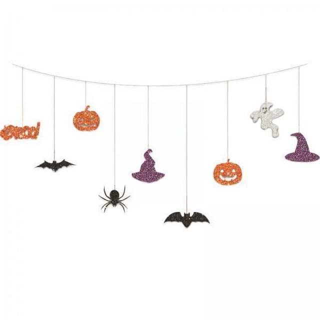 3 Banderines Decorativos Para Halloween, Guirnalda Colgante, Calabaza, Murciélago, Accesorios Para Fotos