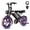 Black, variant on Tamobyke T16 Electric Bike for Adults,1000W 30mph 48V 15.6Ah Electric Bicycle,16" Fat Tire E-Mountain Bikes,Dual Hydraulic Brakes,Full Suspension,Fits Riders 5'0"-5'7",UL2849