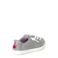 thumbnail image 3 of Wonder Nation Unisex Kids Casual and Dress Bump Toe Sneakers, Gray, Toddler Size, 3 of 6