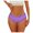 Purple, variant on BYHONG Underwear Women's Underpants Women Brazilian Briefs Lace Briefs Soft Hipster Sexy Panties Underwear Women Underwear Soft Underwear Multipack S XL Women's Panties Black S