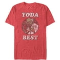 thumbnail image 2 of Men's Star Wars Valentine's Day Yoda Best  Graphic Tee Red Heather Large, 2 of 4