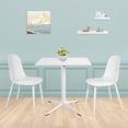 thumbnail image 5 of Modern Dining Table, Thickness MDF top white kitchen bar Table，Mid-Century modern dinning Table for Kitchen Dining Room & Living Room., 5 of 5