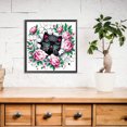 thumbnail image 2 of 5D DIY Con Forma Especial Parcial Gatito A Través La Pared 30x30cm, 2 of 9
