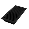 thumbnail image 2 of Imperial 3" x 10" Black Steel Floor Register, Louvered, 1-pk, 2 of 7