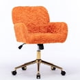 thumbnail image 4 of Adjustable Rebound Strength/Bedroom Vanity Chair/Comfy Alpaca Wool Seating, 4 of 7