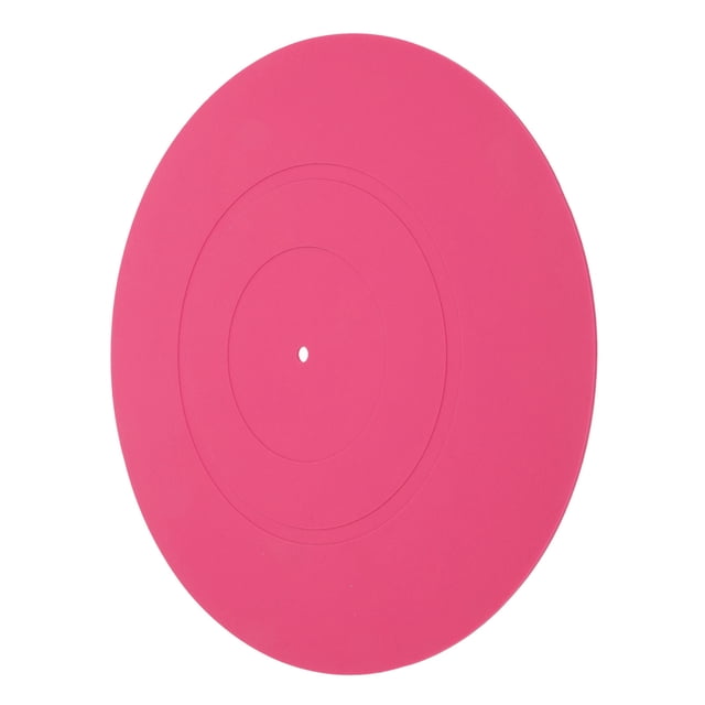Turntable Platter Mat Rubber, Turntable Slipmat, for LP Record Player Mat for Rega, for Fluance, for Music Hall, Reduce Noise and Tighter Bass Quality, 12 Inch