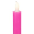 thumbnail image 5 of Northlight Set of 4 Purple and Pink Flickering LED Christmas Advent Wax Taper Candles 9.5", 5 of 6