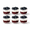 6, variant on Small Gl 7 Ounce Dessert Cups Set Of 12 Parfait Glasses Stackable Bodega Tasting Custard Short - 3.2" X 2.2"