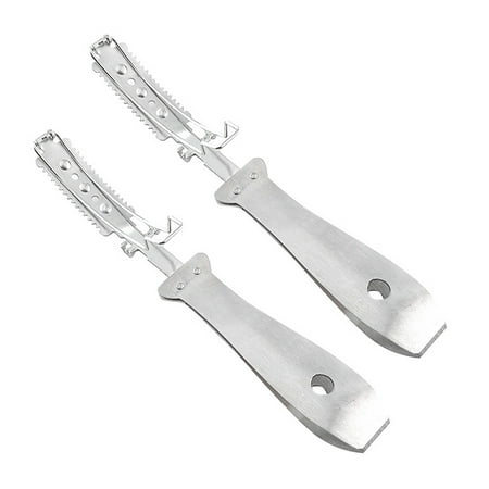 

2pcs Pig Hair Scraper Stainless Steel Hair Remover Animal Hair Shaving Tool