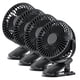 thumbnail image 2 of Mini Ventiladores Practico MiniBreezeBlack 4Pzas 4"Ø Negro USB 5V 3 Velocidades Ventiladores de Escritorio. VentDepot MXMZE-004, 2 of 2