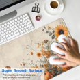thumbnail image 4 of Happy Thanksgiving Fall Pumpkin Sunflower Large Gaming Mouse Pad Extended Mousepad Gaming with Stitched Edges, Non-Slip Base, Water Resist Keyboard Pad for Gamer, Office & Home, 31.5 X 11.8 in, 4 of 7