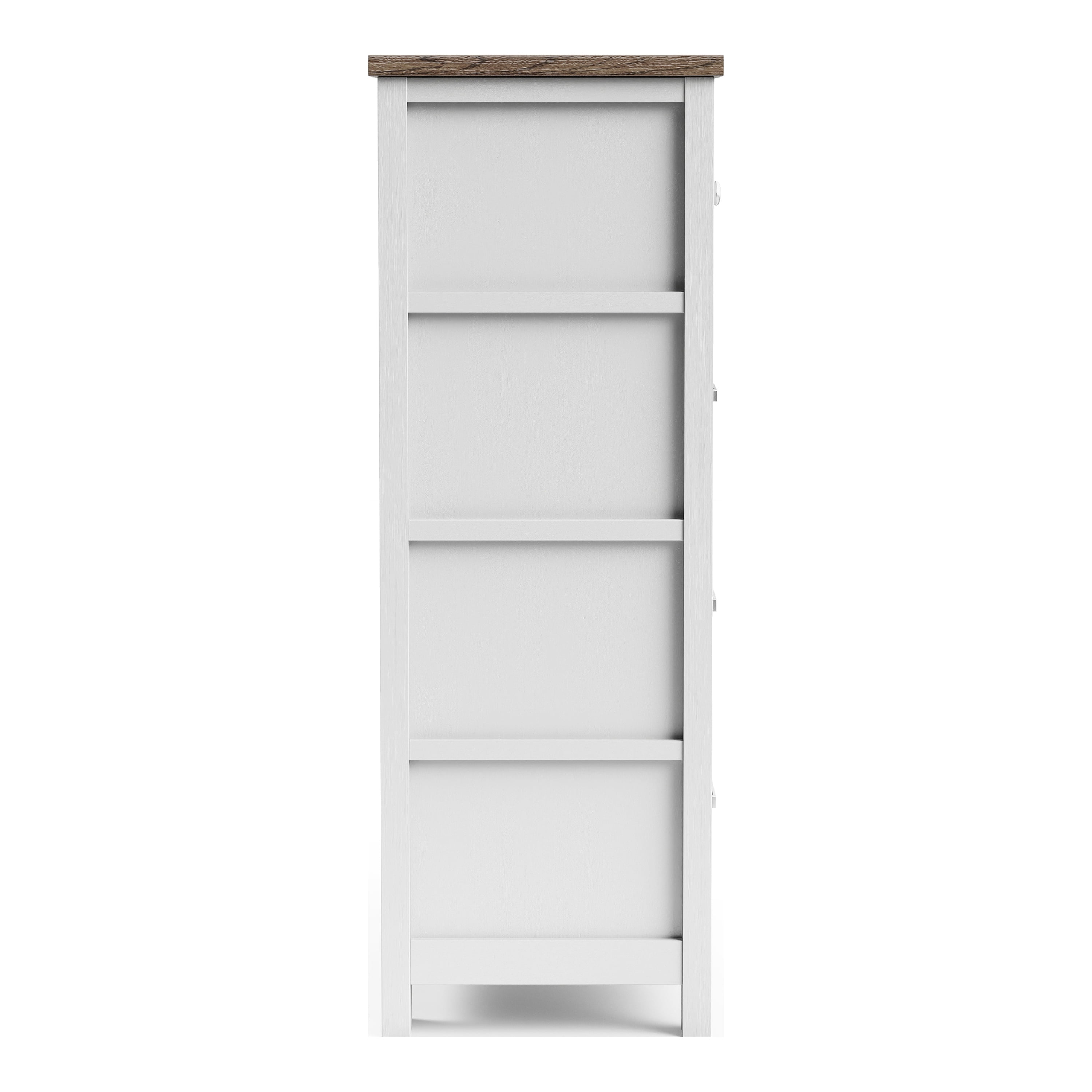 Furniture of America Yvara Modern 4-Drawer Vertical Dresser, White