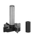 thumbnail image 1 of Performance  Woodworking Milling Cutter, Milling Cutter, For Cutting Wood Four Blade T Black 12 X 1/2, 1 of 8