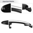 thumbnail image 4 of Reemplazo de manijas de puerta exteriores delanteras, traseras izquierda y derecha para Hyundai Santa Fe 2007-2012, duraderas, ABS, 1 juego, 4 of 6