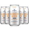 Cutwater Non-Alcoholic Ginger Beer 5 Pack - 12oz Cans - 110 Calories Fat-Free - Soda Mixer for Moscow Mule, Dark n Stormy