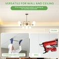 thumbnail image 7 of LooYee 6 PCS 24"x24" Slat White Ceiling Tiles, PVC Waterproof Fluted 2ft x 2ft Drop Ceiling Panels, Ideal for Bathroom Living Room Bedroom Office Commercial Spaces, Cover 24 Sq.Ft, 7 of 7