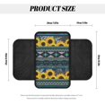 thumbnail image 7 of Yuyamidu Aztec Tribal Car Center Console Cover Sunflower Armrest Seat Box Cover for Most Vehicles Universal Auto Center Console Arm Rest Pad Automotive Accessories, 7 of 7