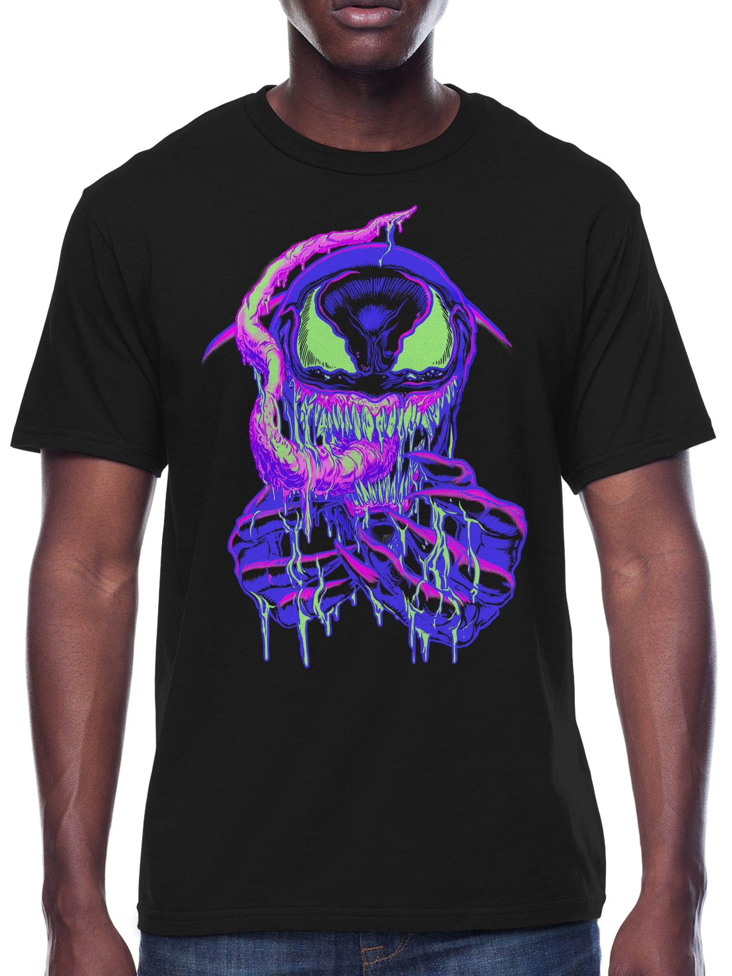 Marvel Venom Neon Men's Graphic T-Shirt, Sizes SM-3XL - Walmart.com