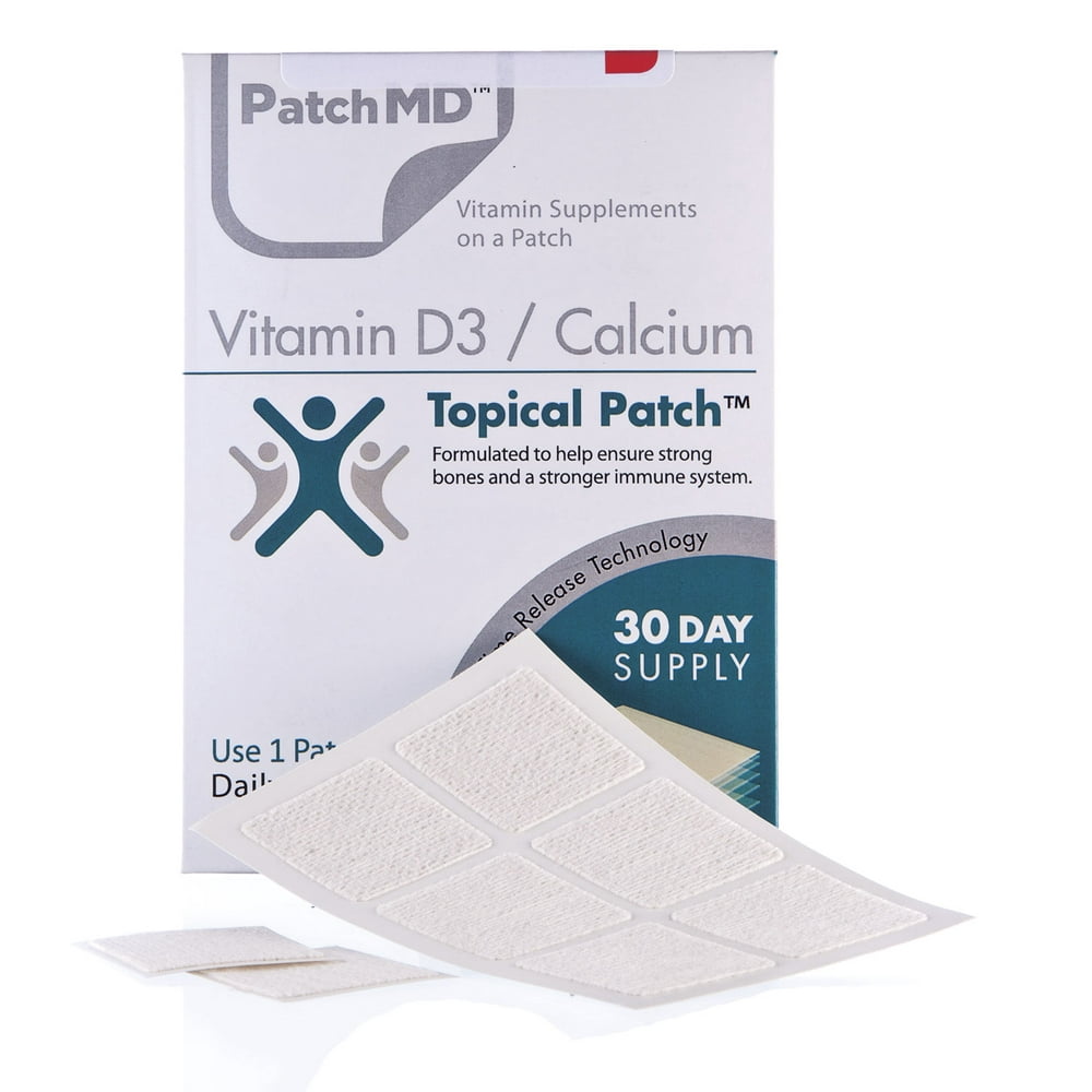 Vitamin D3/Calcium Patches Set of 30