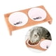 thumbnail image 3 of Eco-Friendly Pet Feeding Bowl With 2 Ceramic Bowls For Cats And Dogs Durable 1Pcs, 3 of 5