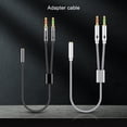 thumbnail image 3 of Cable adaptador de auriculares Seitruly de latón 3,5mm Negro 1m, 3 of 6