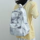 thumbnail image 5 of Bolsa Moda Tie Dye Mochilas de viaje Mochilas escolares de nylon de gran capacidad para mujeres (gris) Likrtyny Para Estrenar, 5 of 8