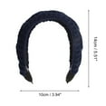 thumbnail image 3 of Unique Bargains 1 Pc Fashion Cable Knit Wide Headbands for Women Dark Blue, 3 of 6