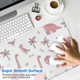 thumbnail image 4 of Long Mouse Pads for Desk,Pink Dinosaur and Bird Pattern Desk Mats on Top Of Desks, Desk Mouse Pad Extra Large with 3mm Non-Slip Base and Stitched Edge for Gaming,Office,Work,Home 31.5"x11.8", 4 of 6