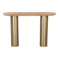 thumbnail image 4 of Vuite Console Table Natural & Brass, 4 of 7