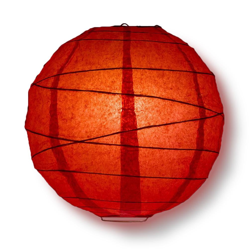 Single, 16-Inch, Red,... Quasimoon PaperLanternStore Decorative Paper Lantern 