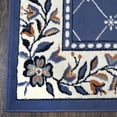 thumbnail image 5 of Home Dynamix Premium Aydin Traditional Diamond Floral Area Rug, Country Blue, 7'8"x10'7", 5 of 6