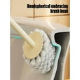 thumbnail image 4 of Gmogad Toilet Brush, Toilet Brush and Holder Set Bathroom Accessories, Toilet Scrubber with Clean Brush, Cleaning Supplies Toilet Bowl Cleaner Brush for Deep Cleaning, Beige, 4 of 7