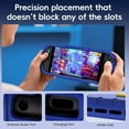 thumbnail image 5 of Slim Protective Case for Nintendo Switch 2, Soft Silicone Anti-Slip Shockproof Cover with Ergonomic Grip, Cute Design-Durk Blue, 5 of 7