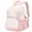 Pink, variant on Backpack for School Lightweight Water Resistant Large College Bookbag with Breathable Padded Shoulder Straps and Coin Purse