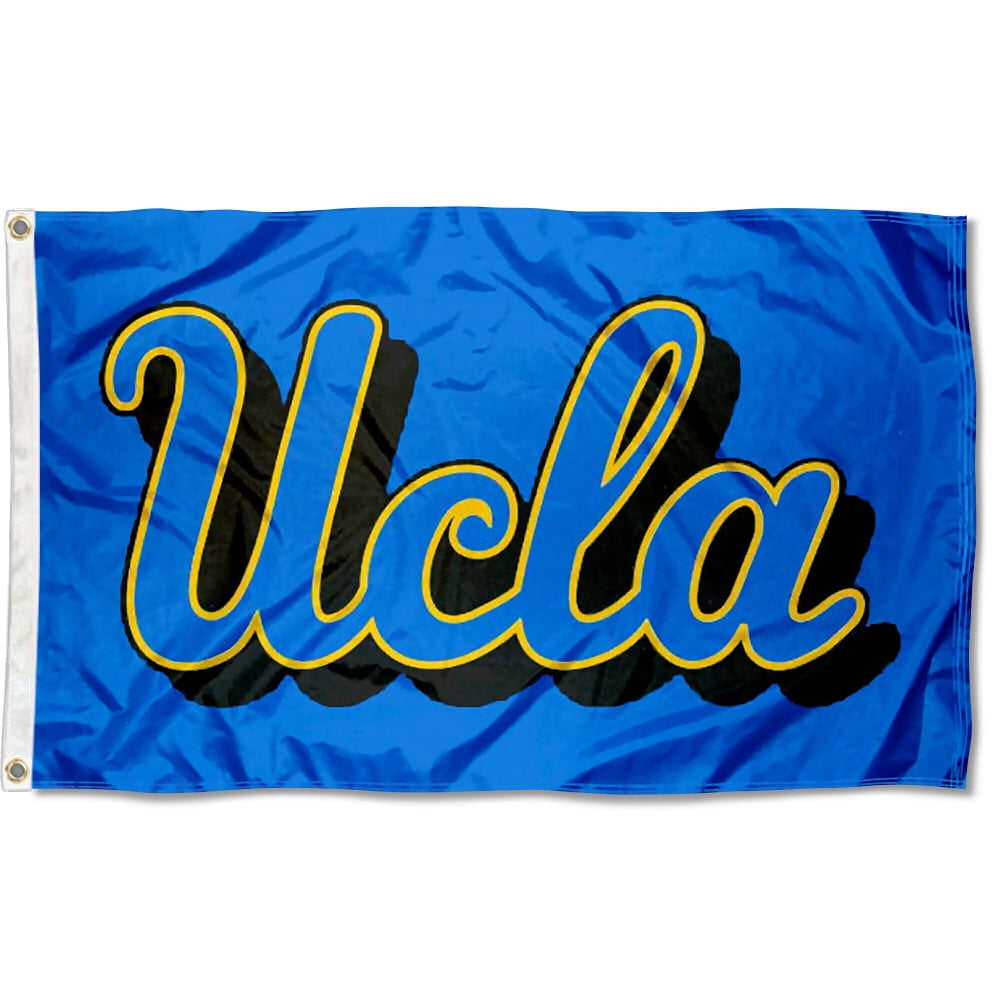 UCLA Bruins Wordmark Logo 3' x 5' Pole Flag - Walmart.com ...
