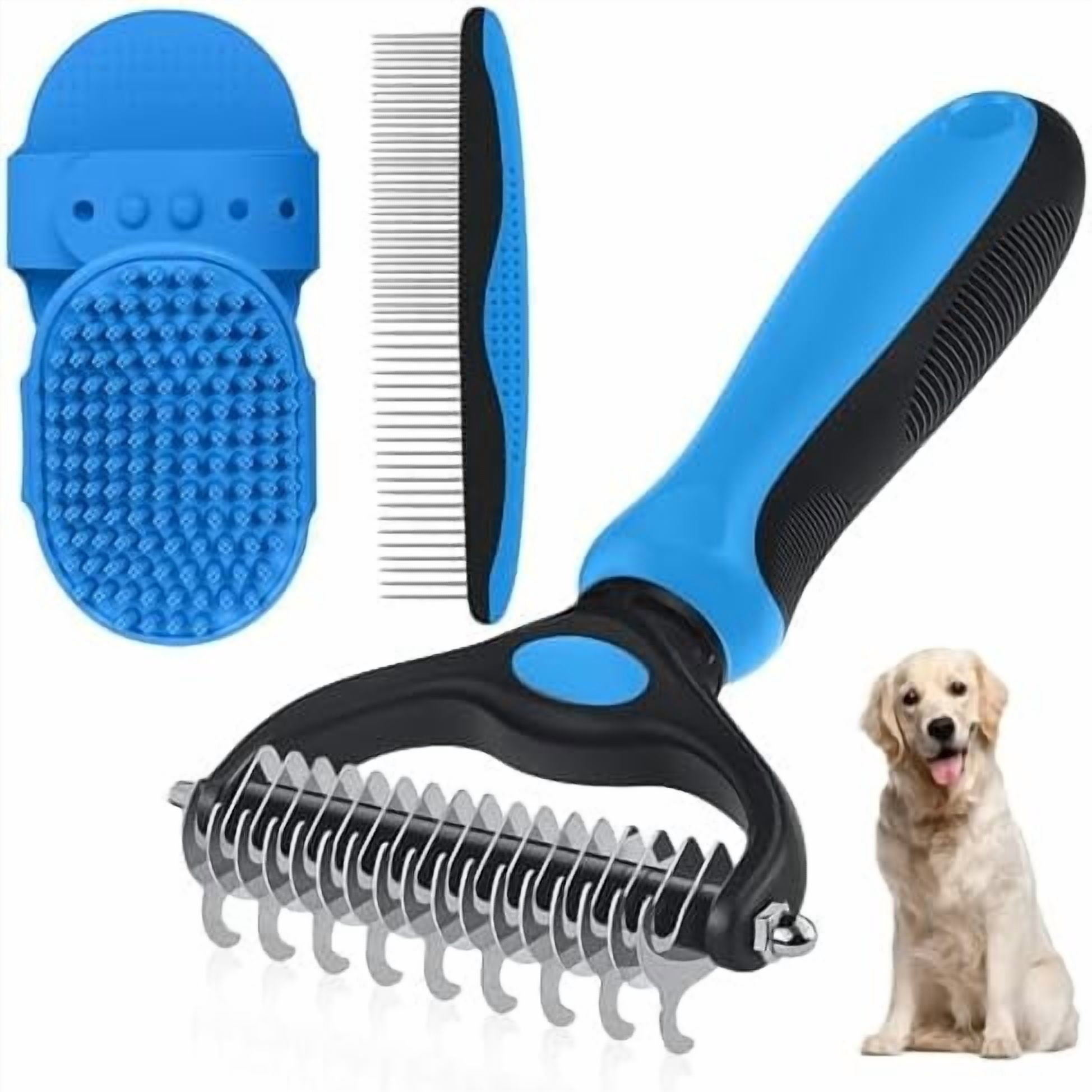 Safari Shed Magic De-Shedding Tool for Cats with Medium to Long