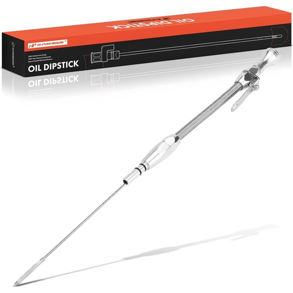 A-Premium Engine Oil Dipstick Compatible with Ford Small Block SB 260 289 302 351W Engines 1965-1977, Engine Oil Measuring Rod Dip Stick