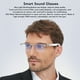 thumbnail image 3 of Gafas de Bluetooth inalámbricos, Blue Light Bloqueo de Lentes de Sonido Bluetooth de Sonido Premium para Hombres Mujeres para Interiores, 3 of 7